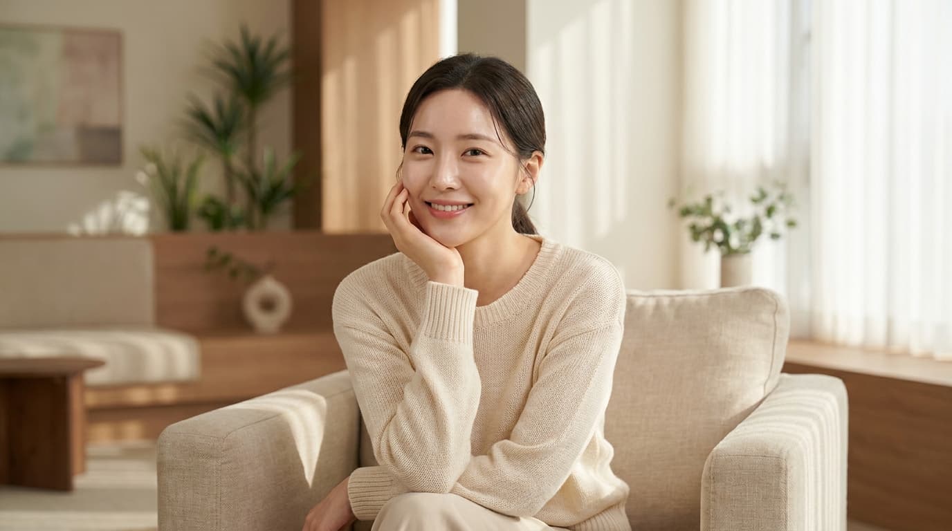 Korean patient with firm, lifted skin after 온다 리프팅 at 델픽의원, Gangnam Seoul