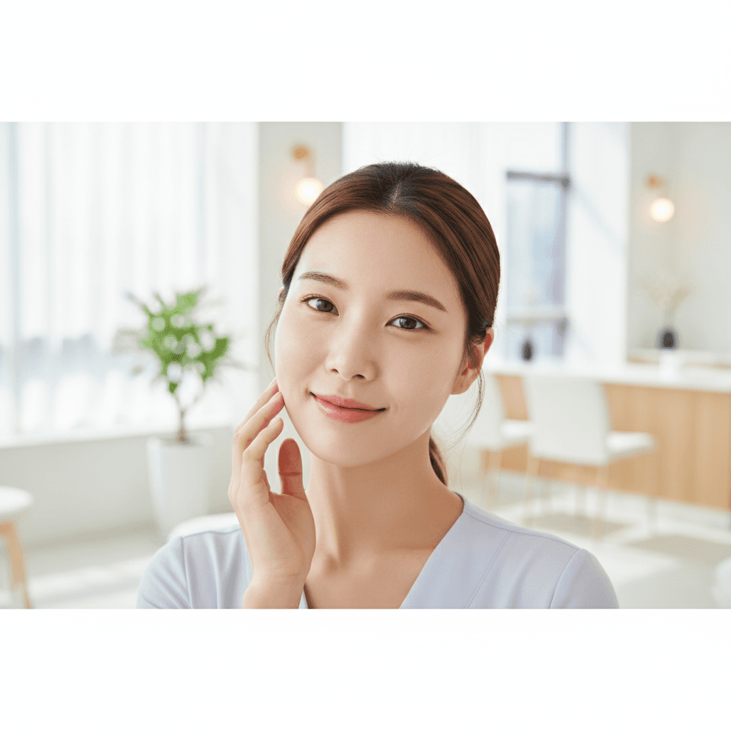 Korean patient with firm, lifted skin after 울쎄라피 프라임 at 델픽의원, Gangnam Seoul